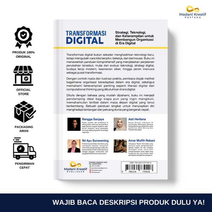 Buku Transformasi Digital: Panduan Lengkap Membangun Organisasi di Era Digital - Buku Wajib Untuk Pemimpin Zaman Now