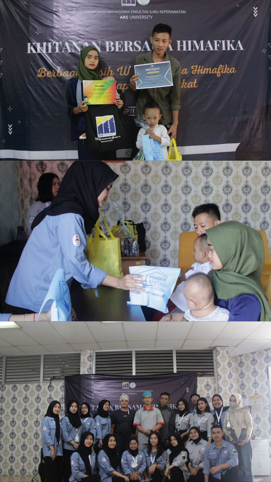 BERBAGI KASIH WUJUD NYATA HIMAFIKA KEPADA MASYARAKAT