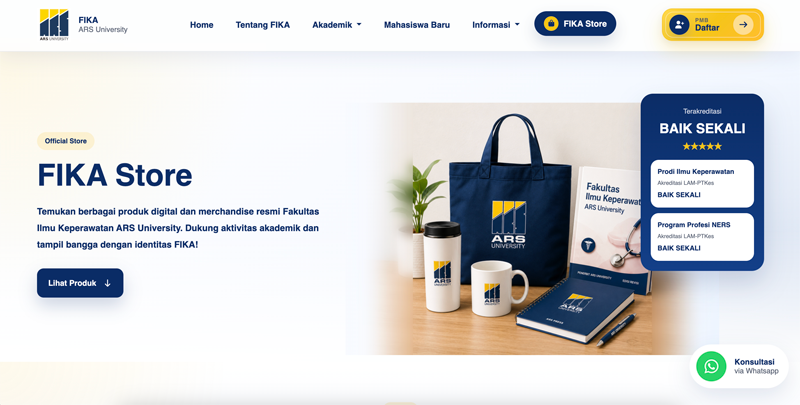 FIKA Store | Fakultas Ilmu Keperawatan ARS University
